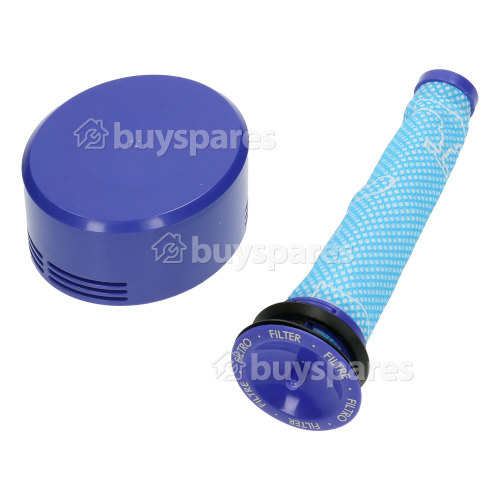 Kit Filtres Pr&eacute;-Moteur Et Post-Moteur Pour Aspirateur
