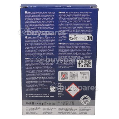 Bosch Dishwasher Cleaner Sachets 4 X 45g