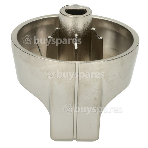 Hotplate Control Knob, Silver