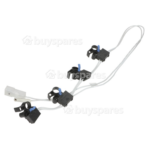 Arthur Martin Gas Hob 4 Ignition Micro Switch Chain : ITW Ispracontrols MS930-5E4 / 4 Bank OP275-03