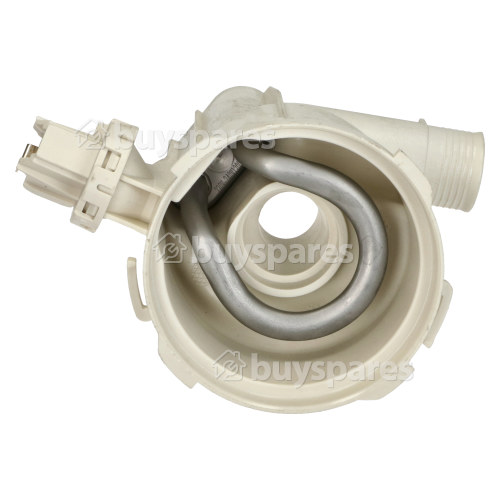Pump Body With Heater : Heatwell SU3832 1200W ( 673005202006 ) ) ( For T3 Tabletop Dishwashers ) (Has Small Top Inlet