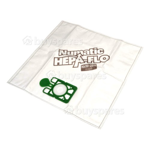 Sacs Aspirateur NVM-2BH Filtre Hepa 3 Couches (Paquet De 10 ) Numatic