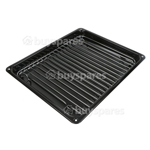 Grill Pan Tray Includes Handle & Grid : 365x290mm