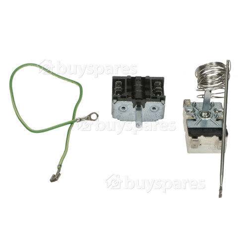 Rangemaster / Leisure / Flavel Oven Function Selector Switch EGO 42.02900.027 & Thermostat 55.13059.170