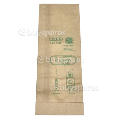 Hoover H21A Dust Bag (Pack Of 5)