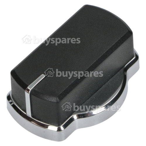 Bouton De Commande De La Table De Cuisson &Agrave; Gaz - Chrome/Noir Stoves