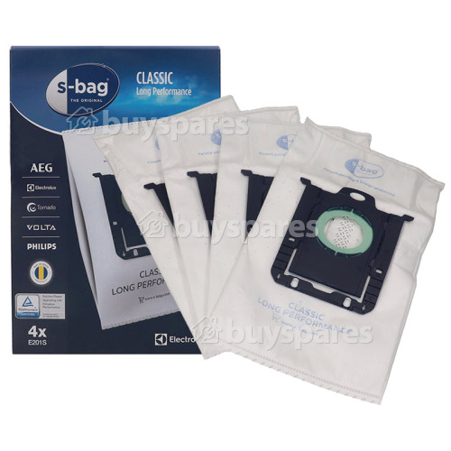 Electrolux E201B S-Bag Classic Paper Bag (Pack Of 4)