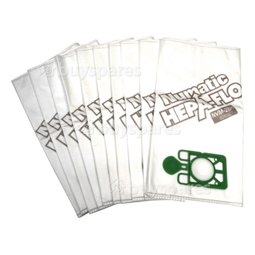 Sacs Aspirateur NVM-2BH Filtre Hepa 3 Couches (Paquet De 10 ) Numatic