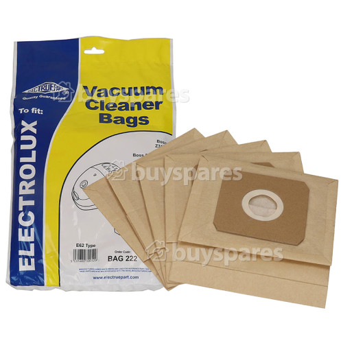 Vax E62 & U62 Dust Bag (Pack Of 5)