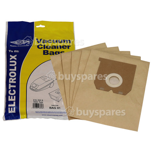 Sac Aspirateur E10 / E42 / E42N (Paquet De 5) - BAG81 Rowenta