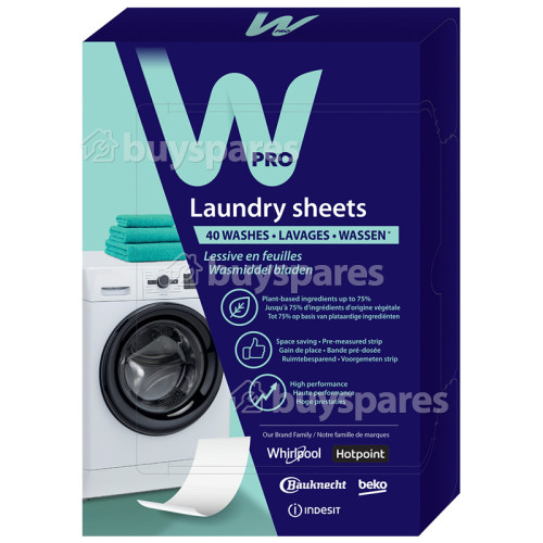 Wpro Eco-Friendly Washing Machine Detergent Sheets - 40 Washes