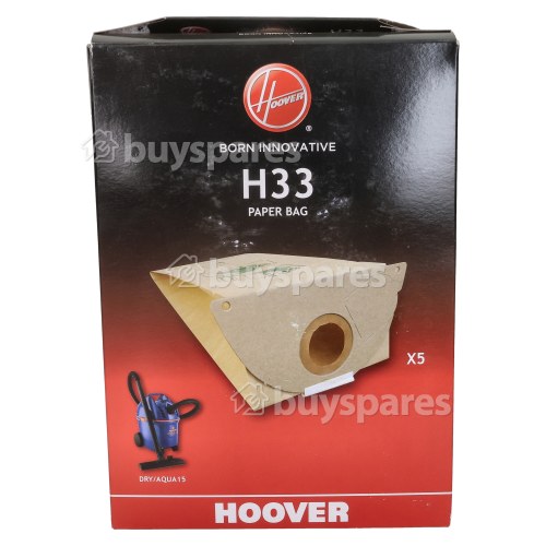 Hoover H33 Dust Bag (Pack Of 5)