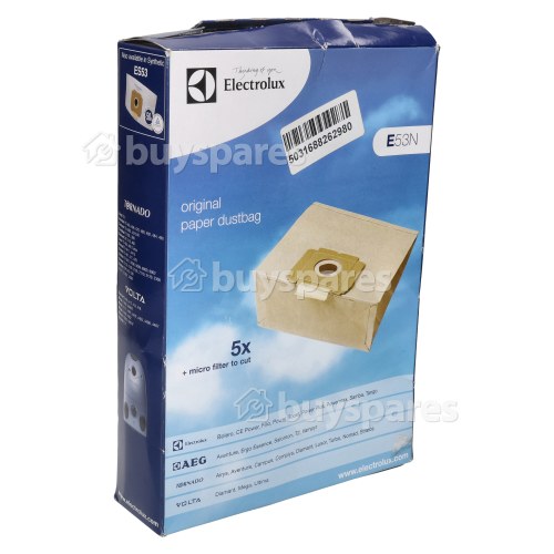 Electrolux E53N / ES53 / U53 Paper Bag (Pack Of 5)