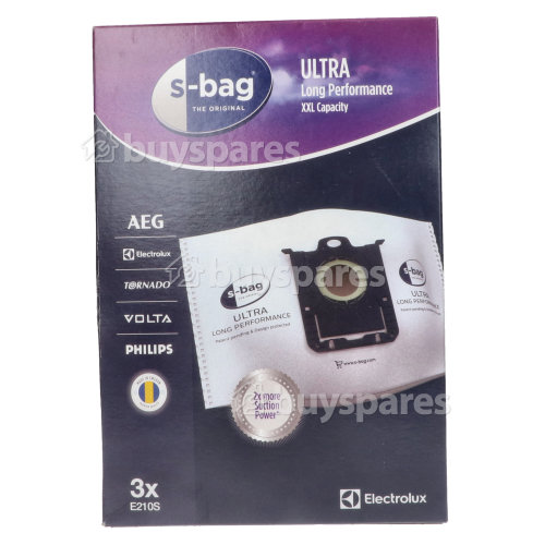Electrolux Group AEL8840 E210 S-Dust Bag (Pack Of 3)