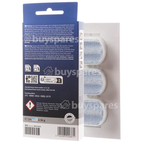 Bosch Coffee Machine Descaling Tablets 3 X 36g