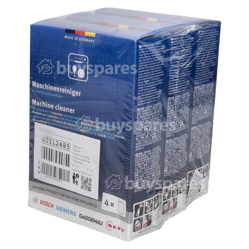 Bosch DF240161/50 Dishwasher Cleaner Sachets 12 X 45g (3 Boxes Of 4)
