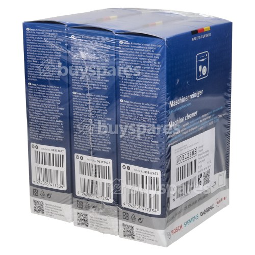 Bosch DF240161/50 Dishwasher Cleaner Sachets 12 X 45g (3 Boxes Of 4)