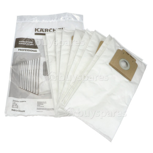 Karcher Vacuum Cleaner Fleece Dust Bag &ndash; Pack Of 10