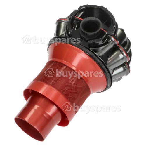 Dyson Cyclone Assembly - Nickel & Red