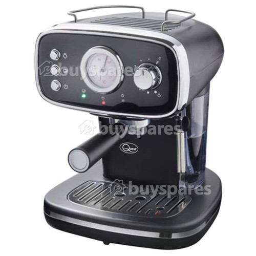 Quest Retro Coffee Machine With Milk Frother - 1100W
