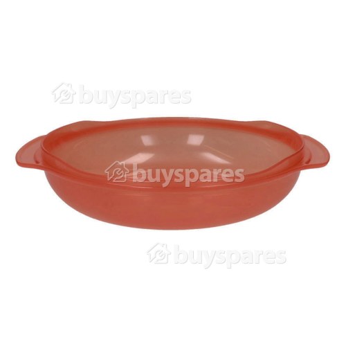R&eacute;cipient Pour Cuisson &Agrave; La Vapeur Au Micro-ondes - Rond, Orange Hotpoint