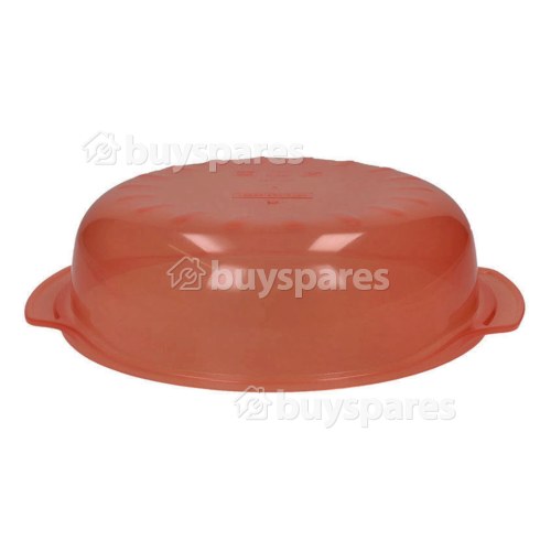 Récipient Pour Cuisson À La Vapeur Au Micro-ondes - Rond, Orange Hotpoint