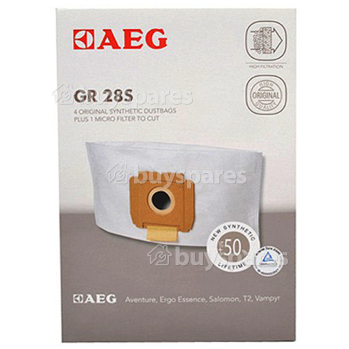 Electrolux Group GR28S Dust Bag & Filter Kit (Pack Of 4)