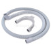 BuySpares Universal Drain Hose 1. 5M (Straight To Right Angle End) - For 21/22MM Outlets