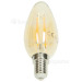 Genuine TCP SES/E14 LED 4W Filament Candle Vintage Lamp (Very Warm White)