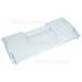 Genuine Beko Freezer Top Cover / Flap : Clear Blue : 385x180mm