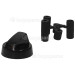 BuySpares Approved part Universal Multifit Cooker Control Knob - Black