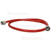 Genuine Care+Protect 1.5m Hot Water Inlet Hose Red 10x15mm Diameter