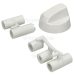 BuySpares Approved part Universal Multifit Cooker Control Knob, White, 42mm