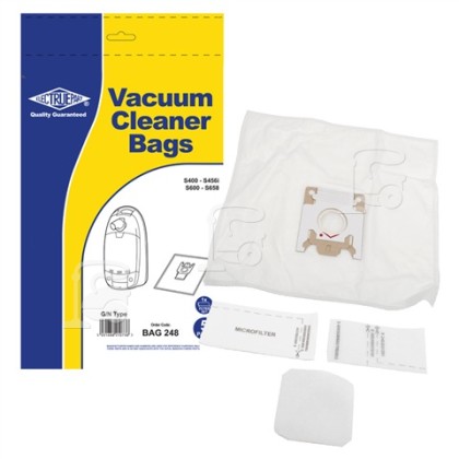 Miele G/N Filter-Flo Synthetische Staubsaugerbeutel (5er Pack Mit 1 Filterkit)