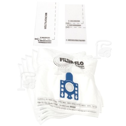 G/N Filter-Flo Synthetische Staubsaugerbeutel (5er Pack) - BAG307