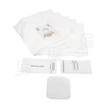 Miele G/N Filter-Flo Synthetische Staubsaugerbeutel (5er Pack Mit 1 Filterkit)
