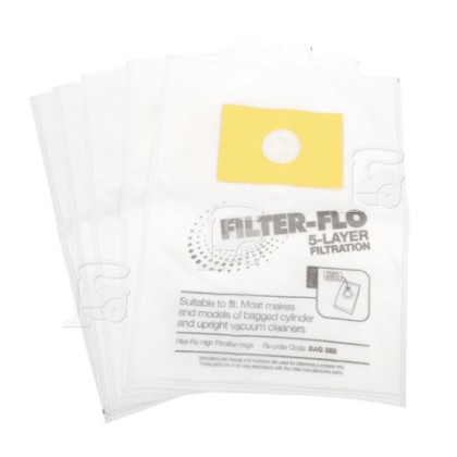 Universal Filter-Flo Boden-/Handstaubsauger-Adapterbeutel (5er Packung)