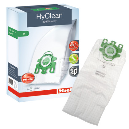 Miele 3D U HyClean Staubsaugerbeutel (4er Pack)