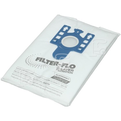 Miele GN 3D Filter-Flo Synthetic Dust Bags (Pack Of 4 With 2 Cut To Size Filters) - BAG338