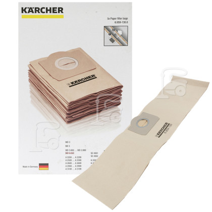 Karcher Sacs &Agrave; Poussi&egrave;re (Paquet De 5)