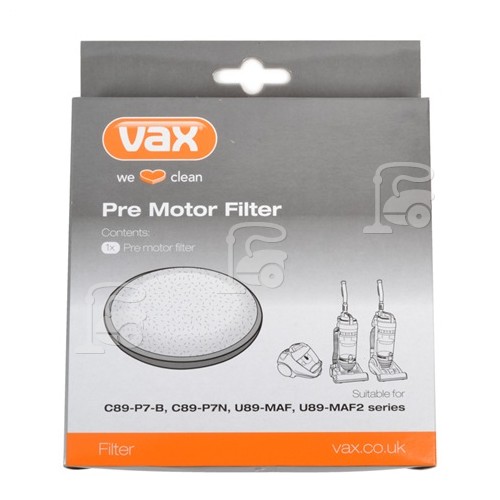 Vax Vormotorfilter (Typ 49)