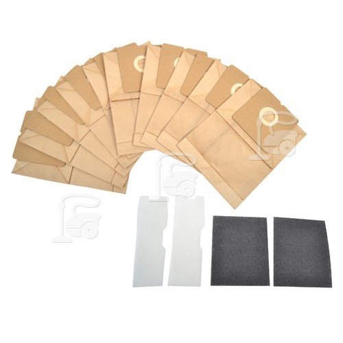 Vax Paper Bag & Filter Kit (Pack Of 10)