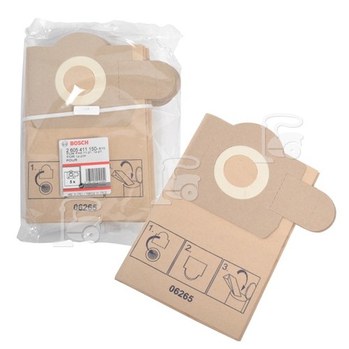 Bosch Neff Siemens Extractor Paper Dust Bags PAS11-21 PAS12-17 PAS12-27F