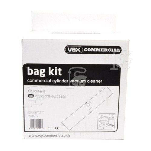 Vax Commercial High Filtration Dust Bags (Pack Of 10)