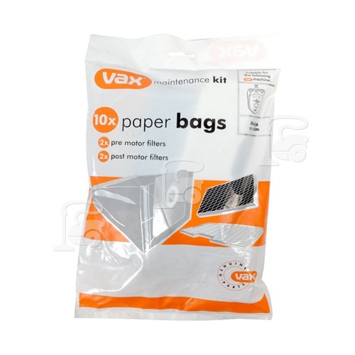 Vax Paper Bag & Filter Kit (Pack Of 10)