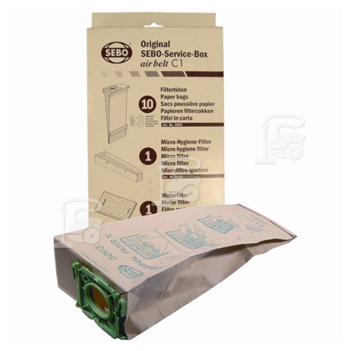 Sebo Paper Bag & Filter Kit (Pack Of 10)