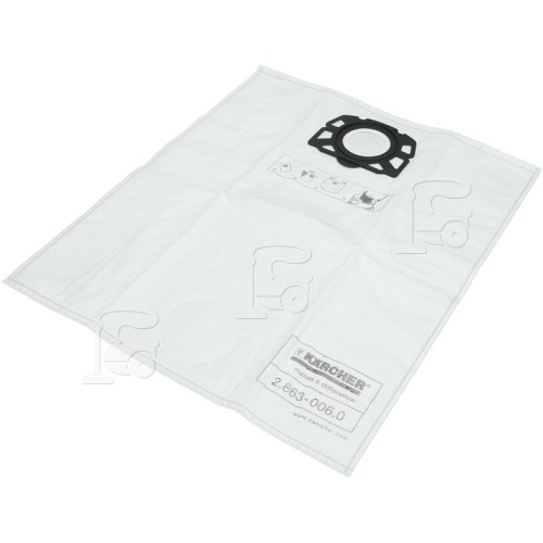 Karcher Fleece Dust Bags (Pack Of 4)