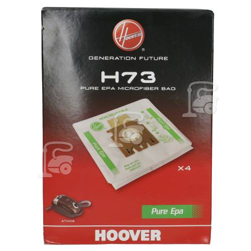 Hoover H73 Microfibre PureHepa Dustbag (Pack Of 4)