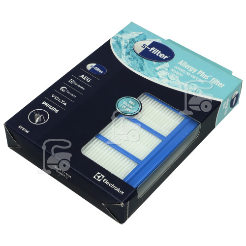 Filtre Lavable Allergy Plus® S-filter® EFS1W Pour Aspirateur Electrolux