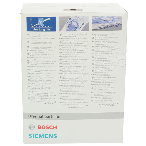 Sacs En Papier Pour Aspirateur Megaair Supertex P (Paquet De 4) Siemens